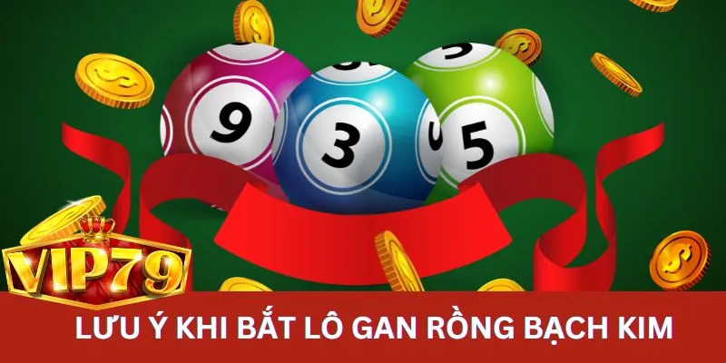 Lưu ý khi bắt lô gan rồng bạch kim hiệu quả